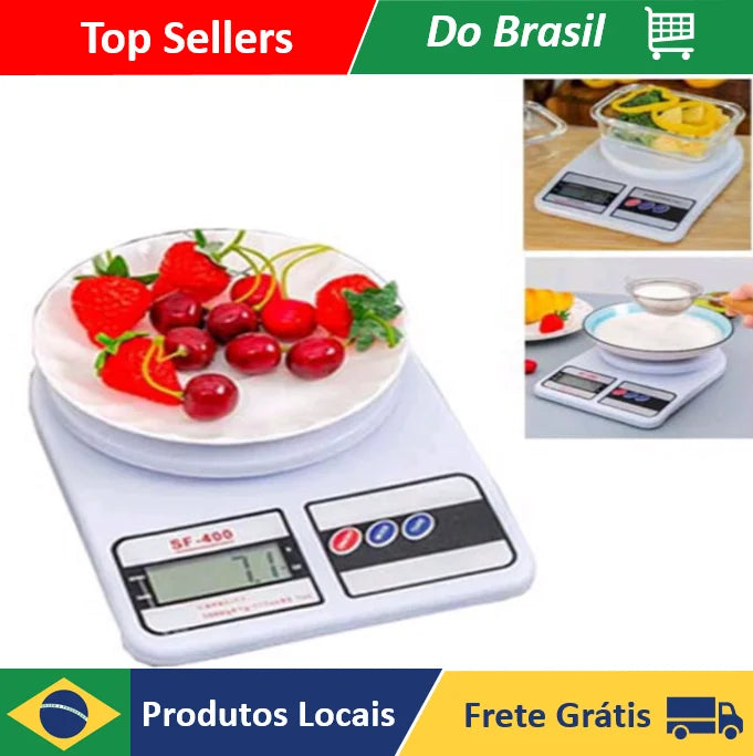 Balança Digital De Precisão 10kg Nutrição E Dieta